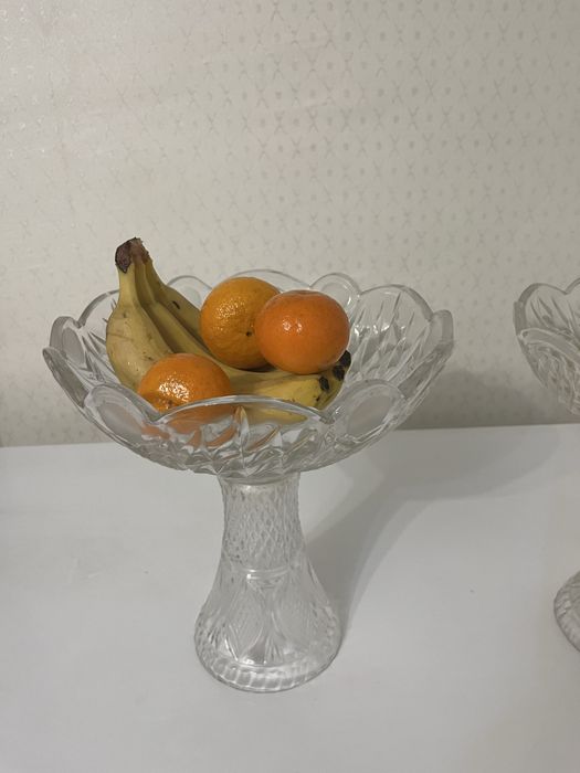 Ваза хрустальная 2 штуки