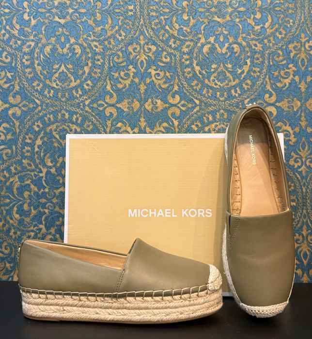 Michael Kors дамски еспадрили маслено зелен 37-39