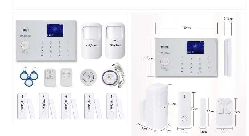 Încuietoare inteligentă + kit sistem alarmare la efracție