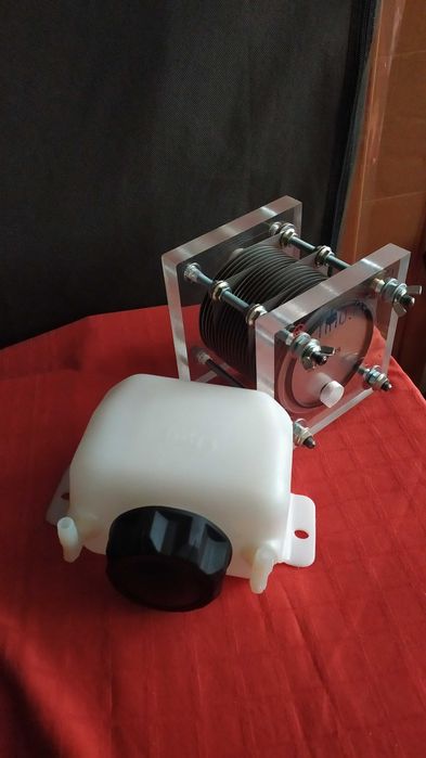 Vas expansiune HHO, recipient, rezervor oxihidrogen ap decarbonizare