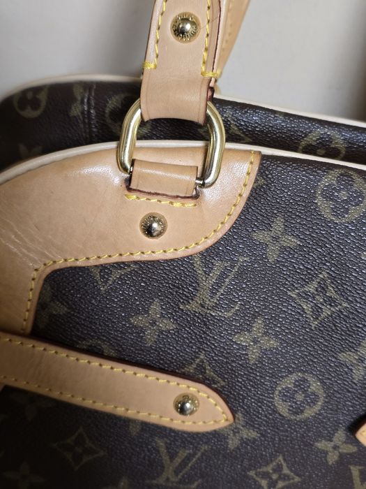 Louis Vuitton оригинална дамска чанта от естествена кожа