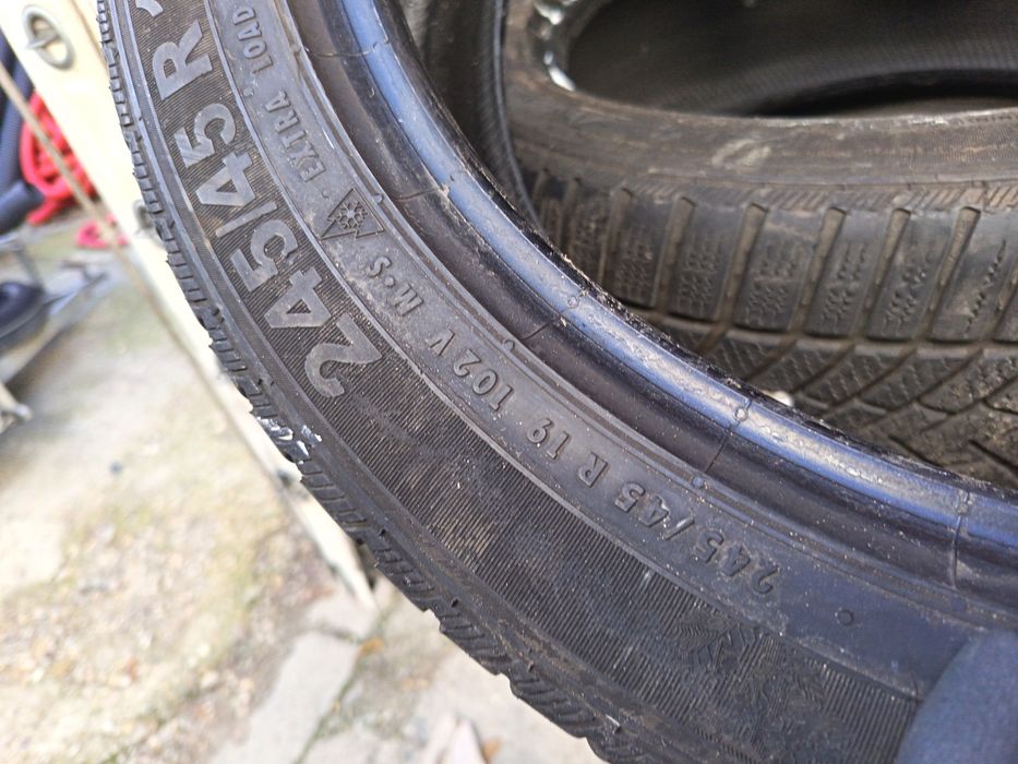 Anvelope MS iarna 245 45 19 semperit 2019  6.3mm