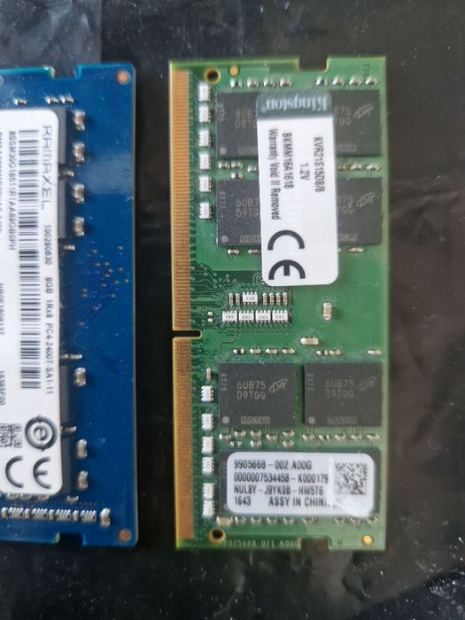 Doua placute 4 gb 2133 MHz