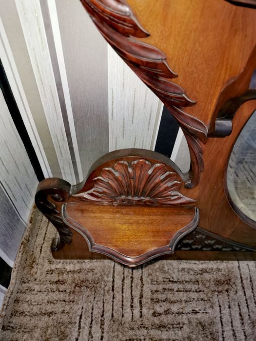 Огледало Викторианско масивно тежко махагон орех 100 х 140 см.