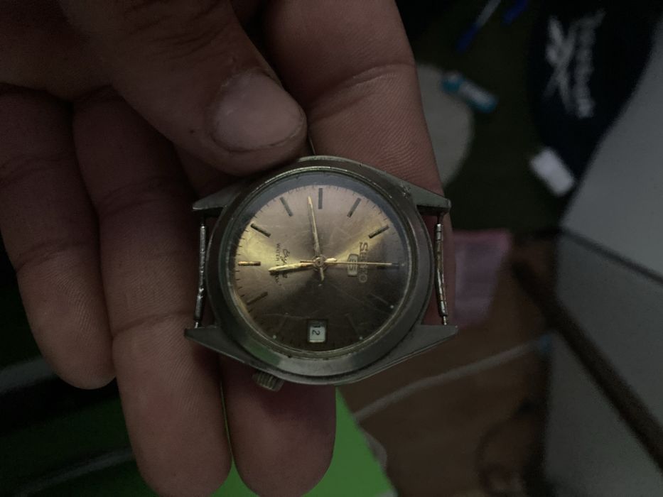 Seiko 5 Crystal auriu/roz culoare rara