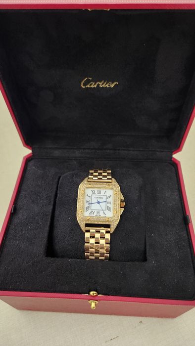 Золотые часы Cartier
