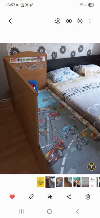 Бебешки легло bertoni 3 in 1