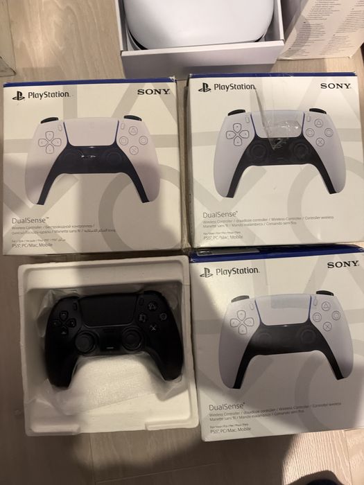 Maneta/Controller PS5 alba/negru/rosu/albastru