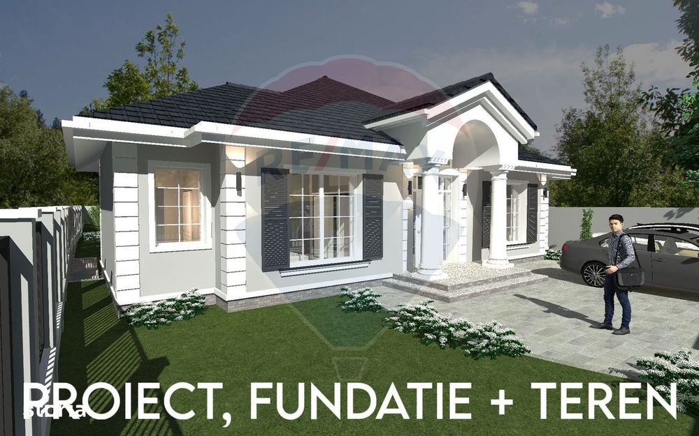 FUNDATIE / PROIECT Pentru casă nouă cu 4 camere | Mocira, Maramureș