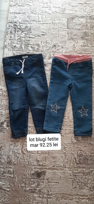 Geaca blugi si compleu fetita