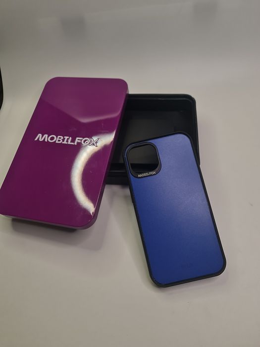 MOBILFOX Blue and Clear case
