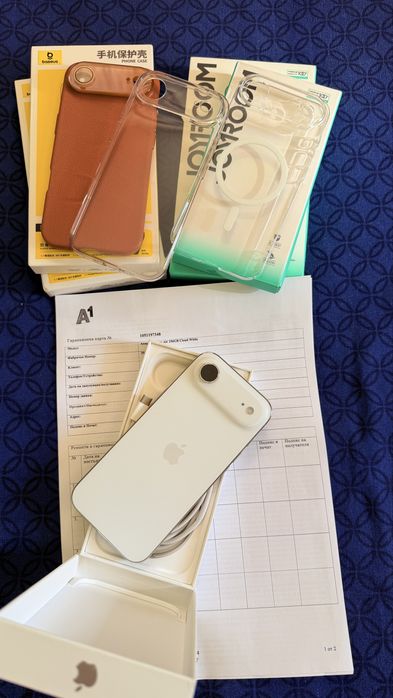 iPhone Air 256GB, Light Gold с ГАРАНЦИЯ, 100% батерия