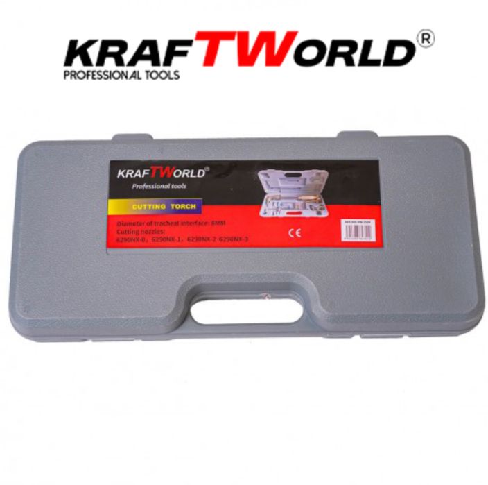 Резак за газокислородно рязане KRAFTWORLD 440мм с пергел и 4 дюзи