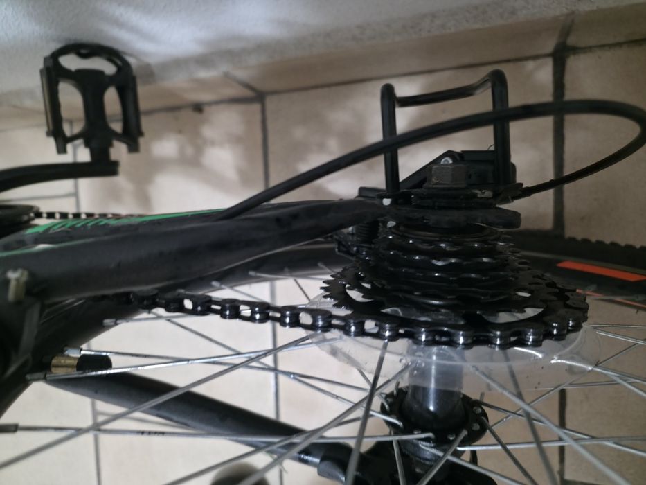 Bicicleta mtb RICH ALPINE, roti 20 in. Verde cu portocaliu