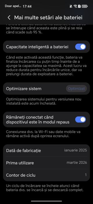 Honor 7 Pro 1 Ciclu încărcare