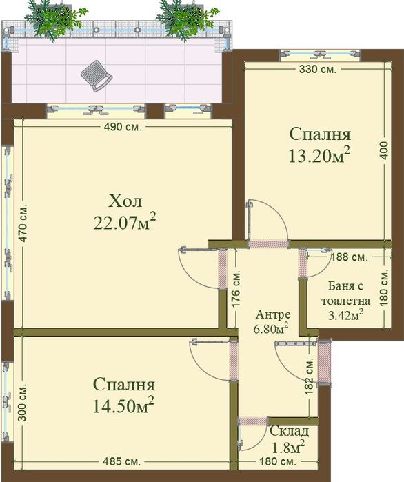 Продава се Тристаен апартамент в София, Овча купел - 86 кв.м за 2466 €/кв.м - Снимка #6