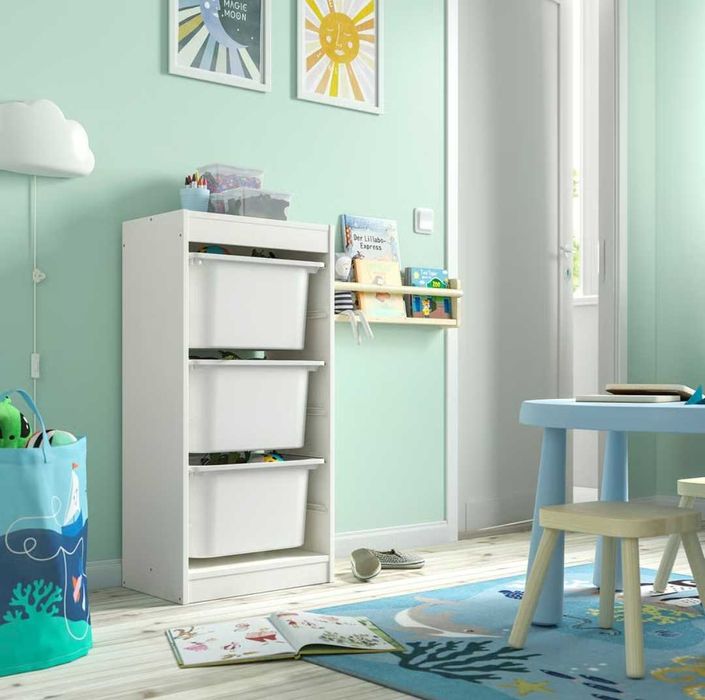 Corp Ansamblu depozitare si cutii Ikea Trofast