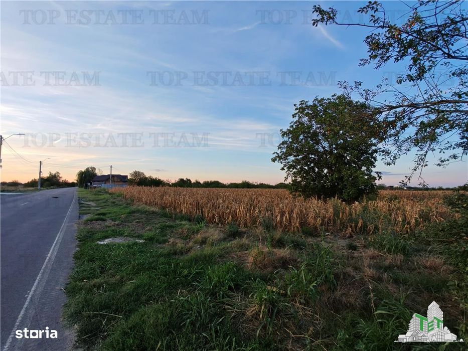 Teren intravilan pentru constructii stradal, 2965 mp, cu toate utilita