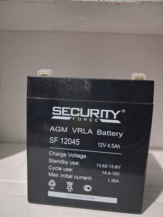 Аккумулятор 12V4 аh.Новые!