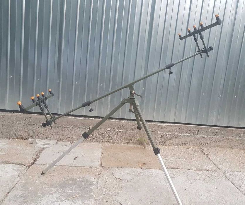 Rod pod EAST SHARK pentru 3 sau 4 lansete Tripod 360 grade buzzbar80cm
