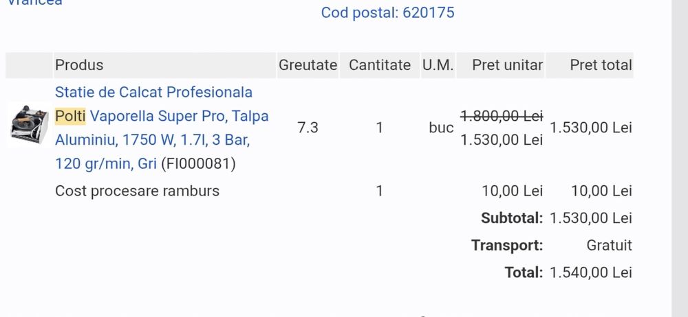 Stație de calcat