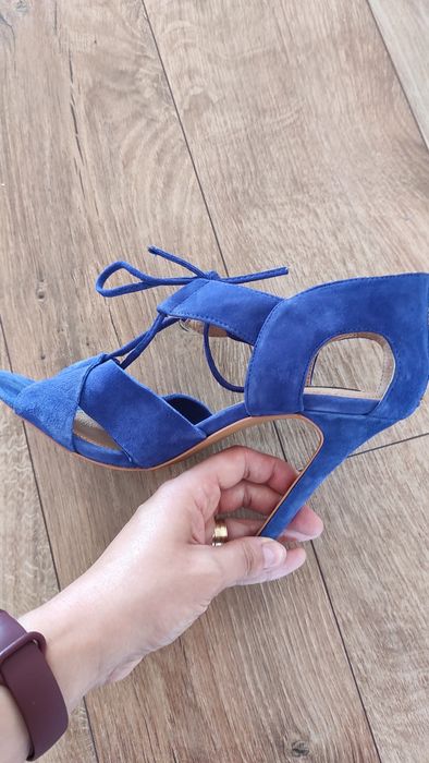 Sandale H&M din piele, nr 38