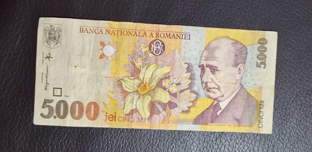 Bancnota rara 5000 lei 1998 Seria 004A. Astept oferte!