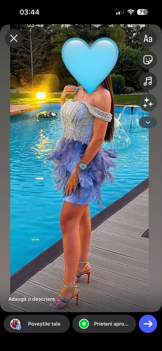 Rochie facuta pe comanda masura Xs-S