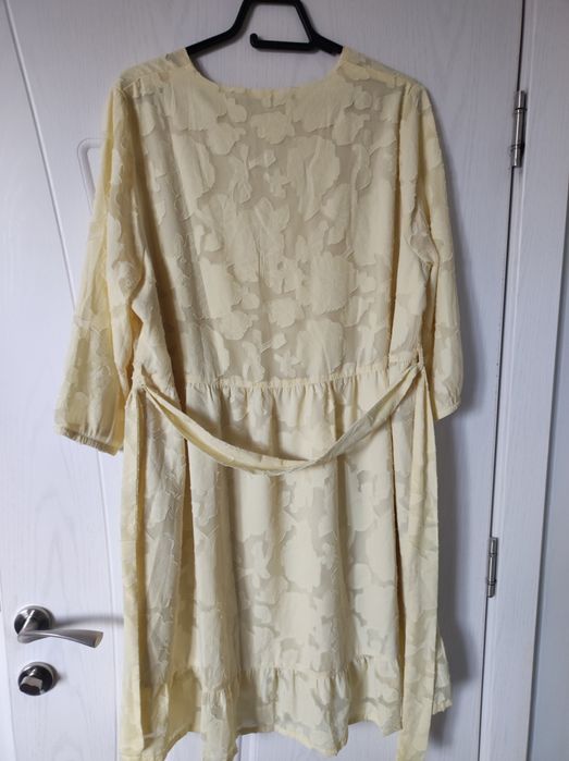Дамска жълта рокля LT  ХXL