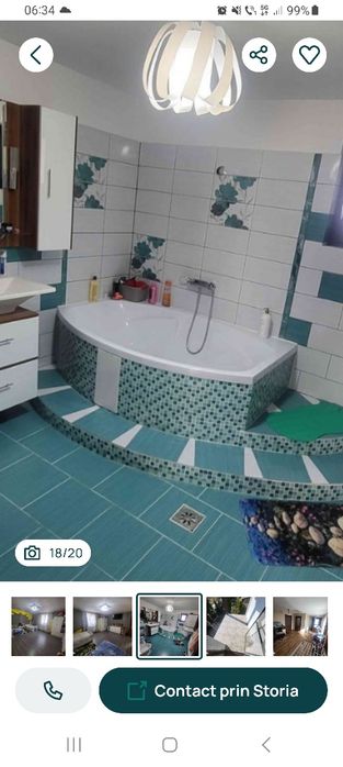 Vând cadă de colț, dimensiuni 1.50x1.00 m