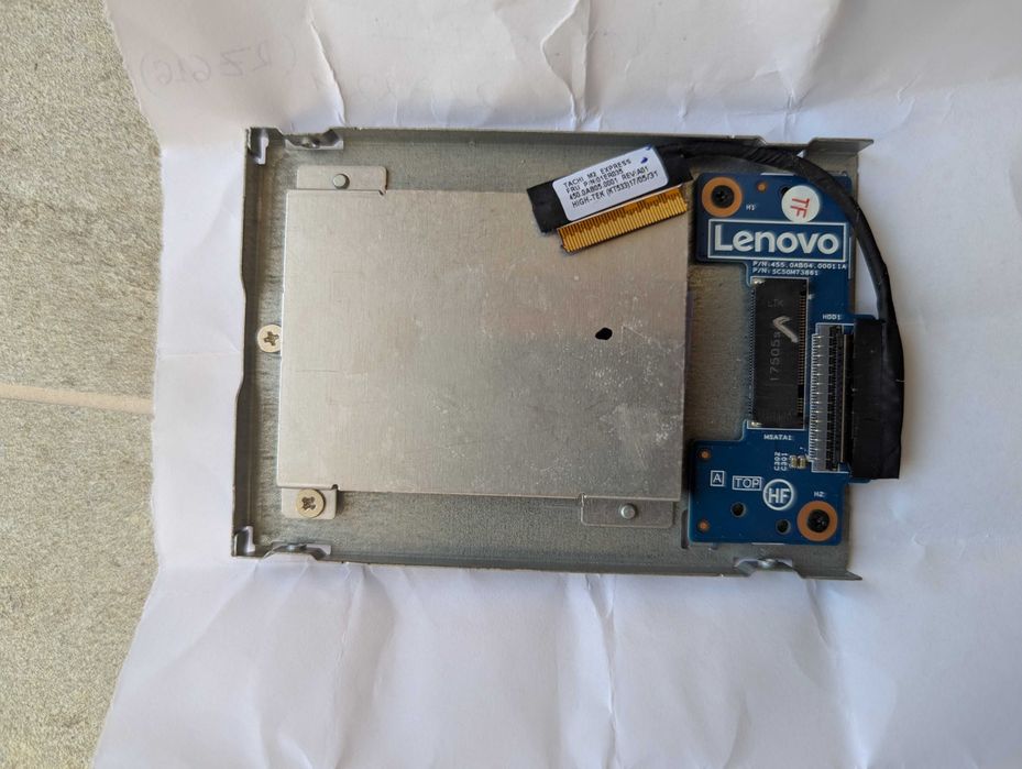 Адаптер за MSATA SSD за Lenovo ThinkPad T570 P51s T580 P52S