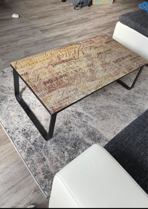 Masuta cafea din  sticla