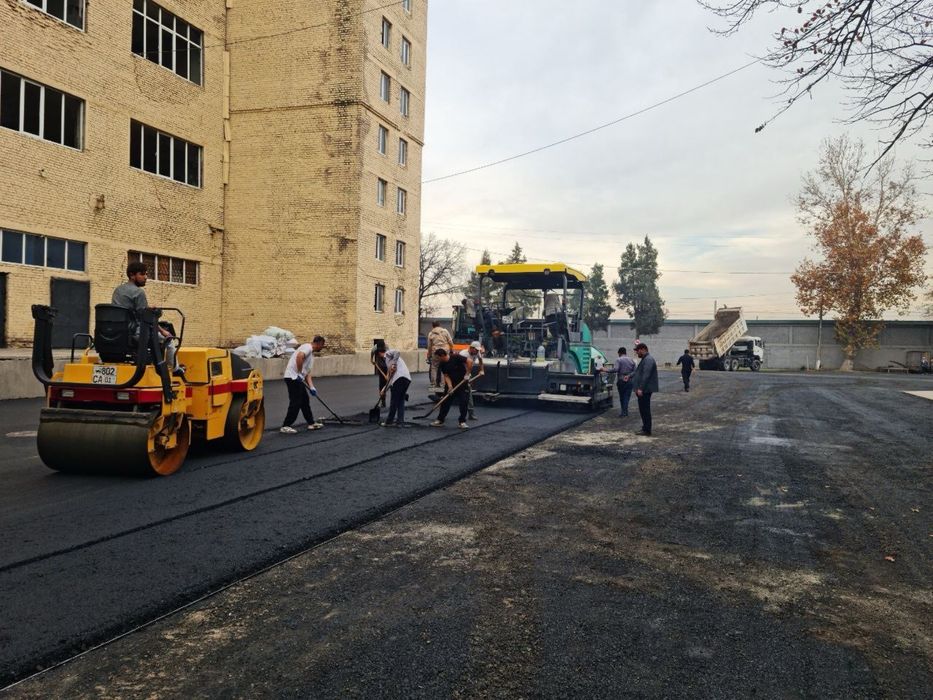 Asfalt Асфалть Асфальтирование в Ташкенте. По городу и областям