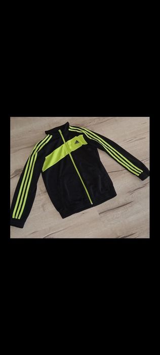 Geaca Adidas negru-neon