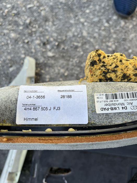 Таван с панорама за Audi A8 D4 Long