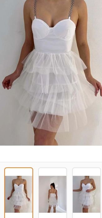 Rochie alba noua