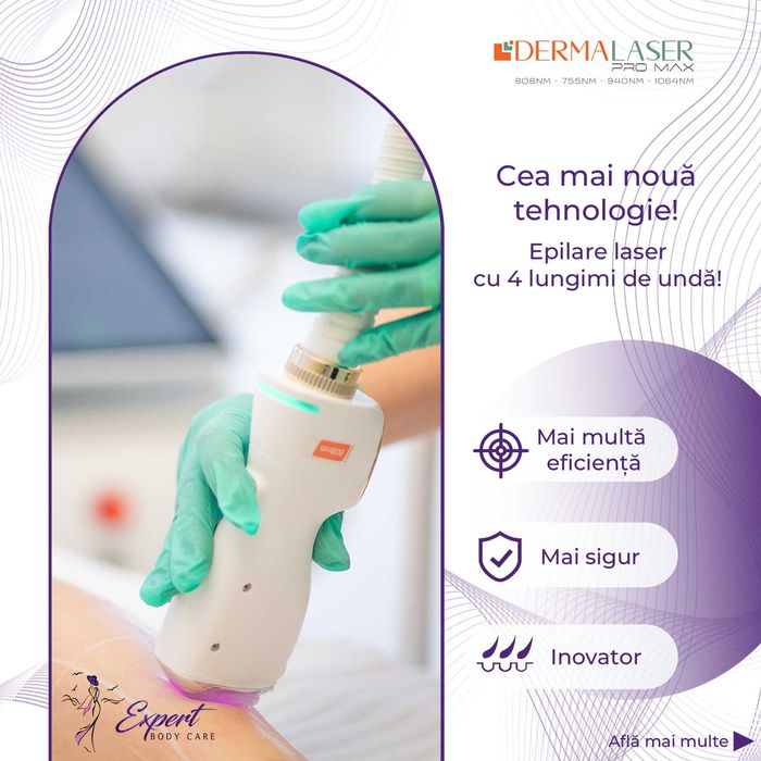 Epilare Definitiva Laser Iasi FEMEI Full Body 6 sed 1990 RON