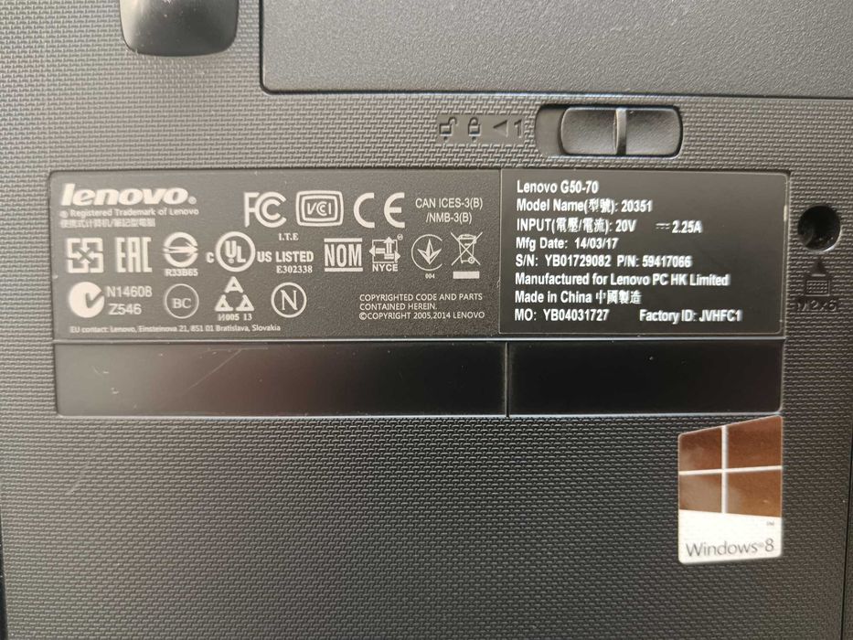 Лаптоп Lenovo G50-70 цял или на части