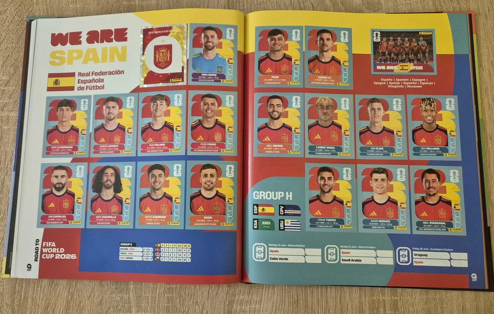 НАМАЛЕНИЕ! 100% попълнен колекционерски албум - твърди корици - Панини - Panini World Cup 2026 - 980 стикера + всички Кока Кола стикери!