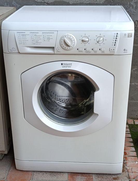 Ariston 6 кг стиральная машина. Кир ювиш машинаси