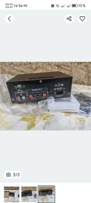 Amplificator stereo Bluetooth