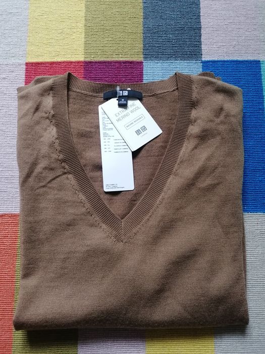 Bluza Uniqlo merino v neck M