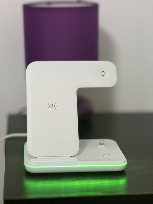 Încărcător Wireless 3 în 1 - Nou, sigilat