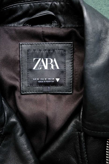 Коженото яке ZARA, размер М