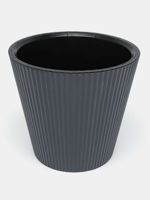 Gul tuvaklari plastmassadan. Spektr - Kashpo (qirrali)