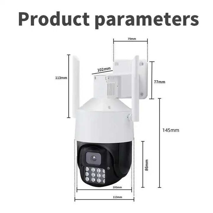 Куполна въртяща се WI-FI / IP камера модел Q810