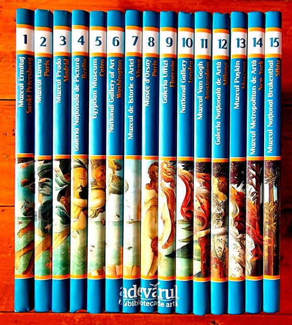 Colectia completa MARI MUZEE ALE LUMII carti, copii, cadou, scoala, arta