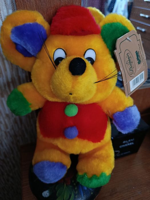 Мягкие  красочные игрушки дед мороз,мишка,мышонок