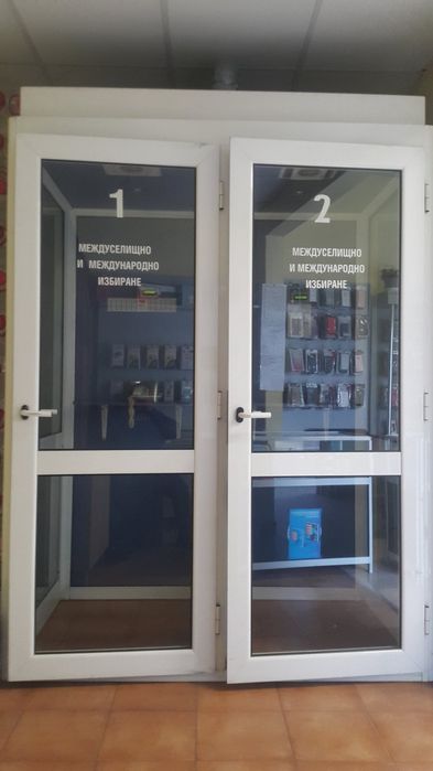 Продавам двойка кабинки/павилион от алуминиев профил