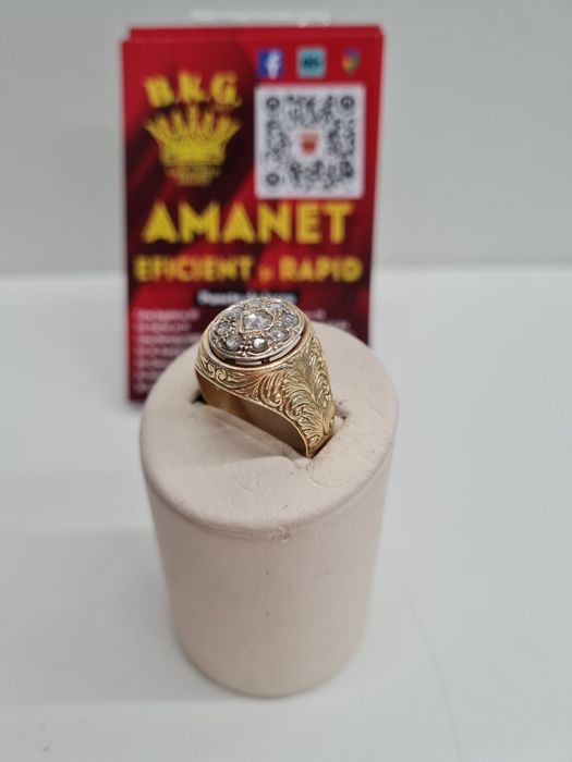 Inel din aur 18k cu briliante Amanet BKG